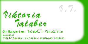 viktoria talaber business card